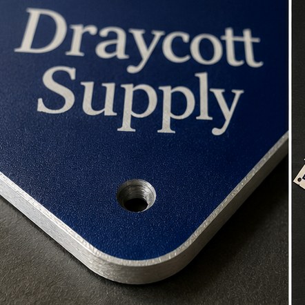 Custom printed metal signs in bulk
