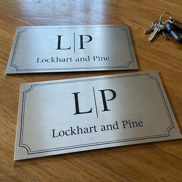 Personalized metal signs — customer photo